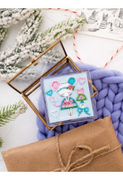 Magnets Bead embroidery kit A little poser