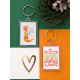 Keychain cross-stitch kit A hare in the stocking
