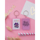 Keychain cross-stitch kit The best friend