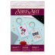 Keychain cross-stitch kit We do not care of raining