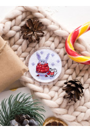 Magnets Bead embroidery kit We are happy with snowing