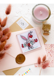 Magnets Bead embroidery kit Bring love