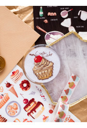 Magnets Bead embroidery kit A sweet present