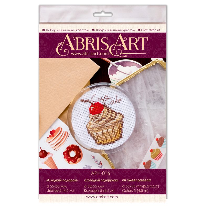 Magnets Bead embroidery kit A sweet present