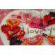 Pennant-kit Bead Embroidery A song of love