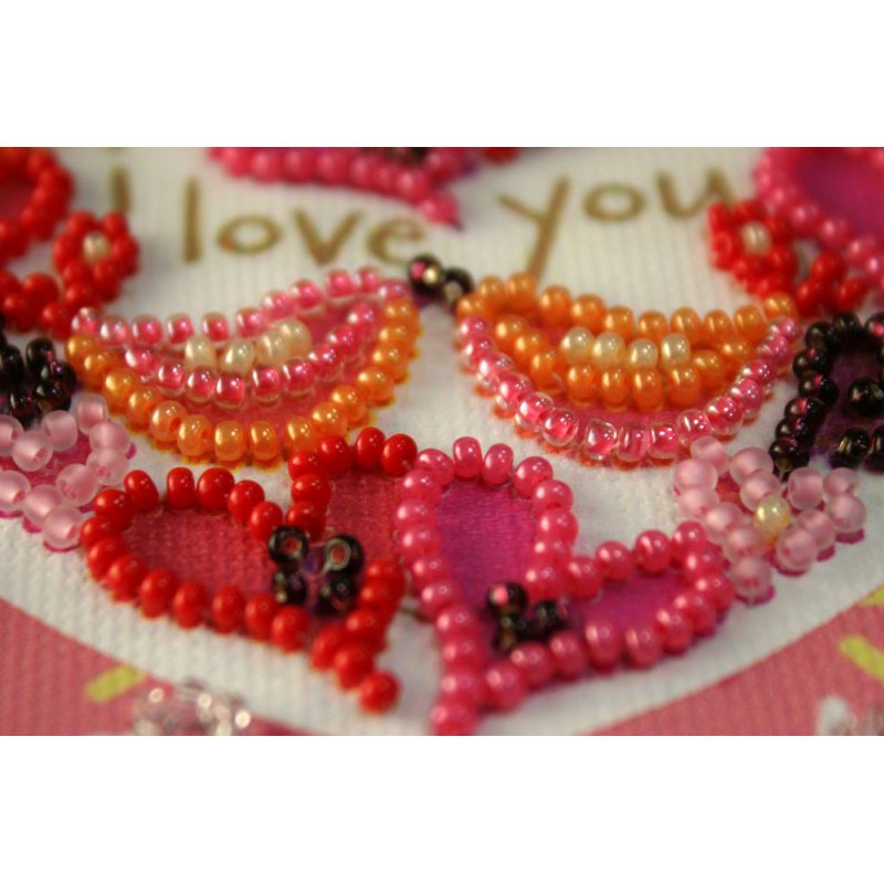 Pennant-kit Bead Embroidery A song of love