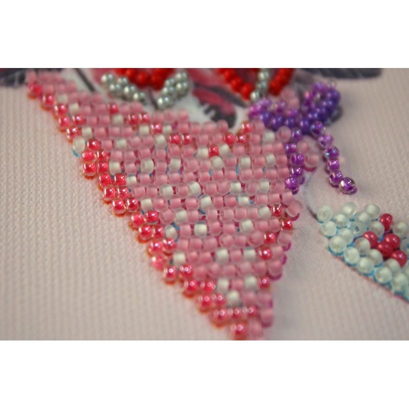 Pennant-kit Bead Embroidery Nice small bunch