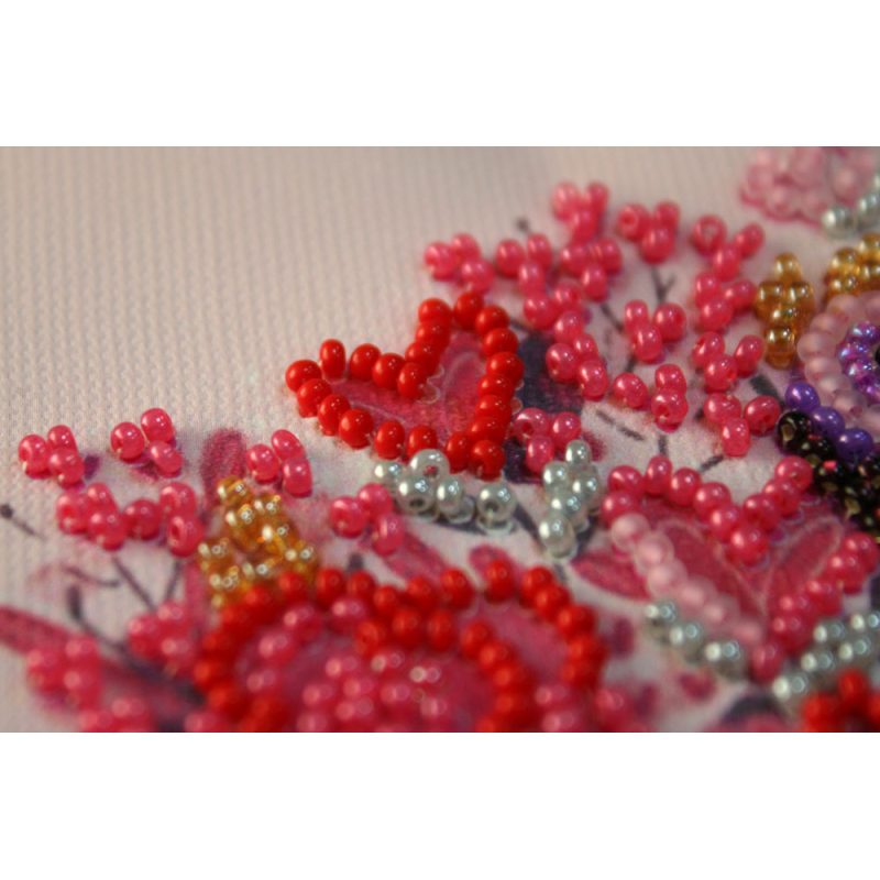 Pennant-kit Bead Embroidery Nice small bunch