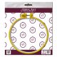 Embroidery hoop Plastic embroidery hoop, yellow, d-165 mm