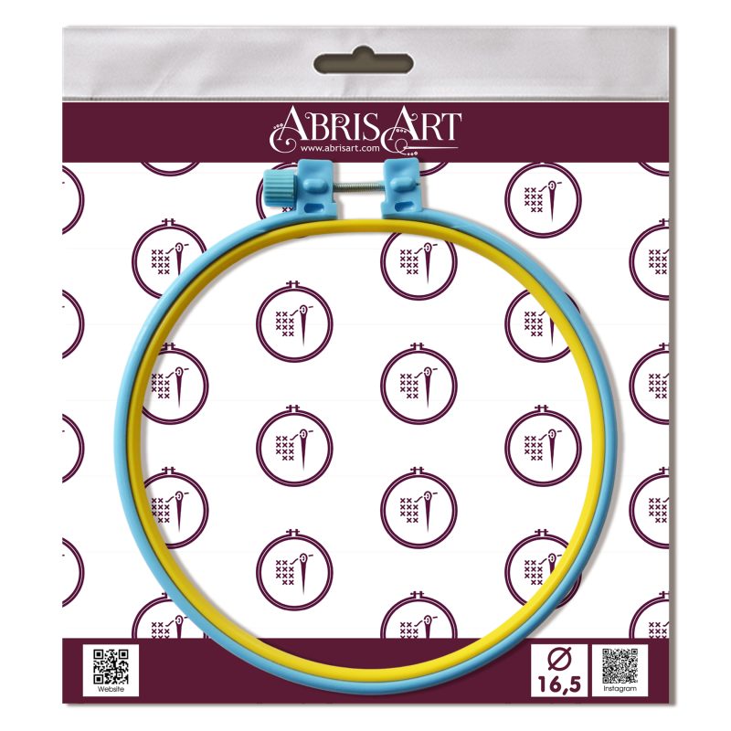 Embroidery hoop Plastic embroidery hoop, blue, d-165 mm
