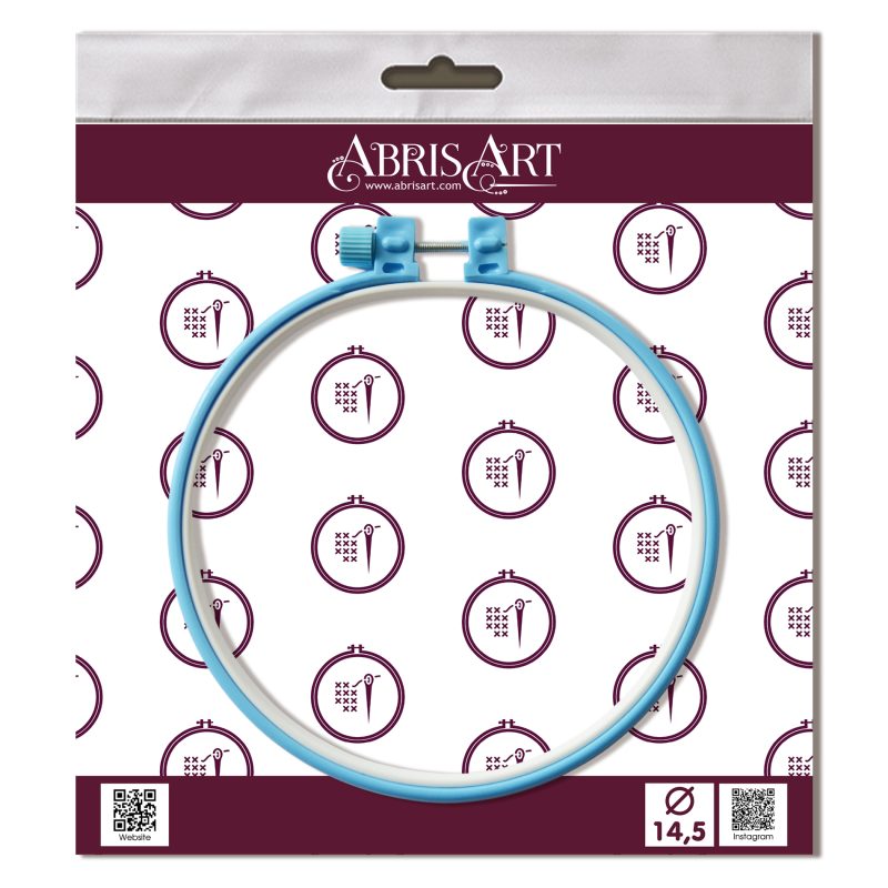 Embroidery hoop Plastic embroidery hoop, blue, d-145 mm