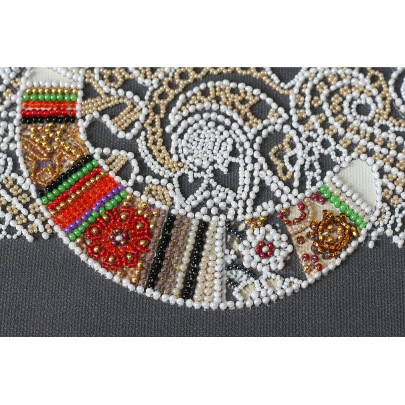 Main Bead Embroidery Kit Cat and moth