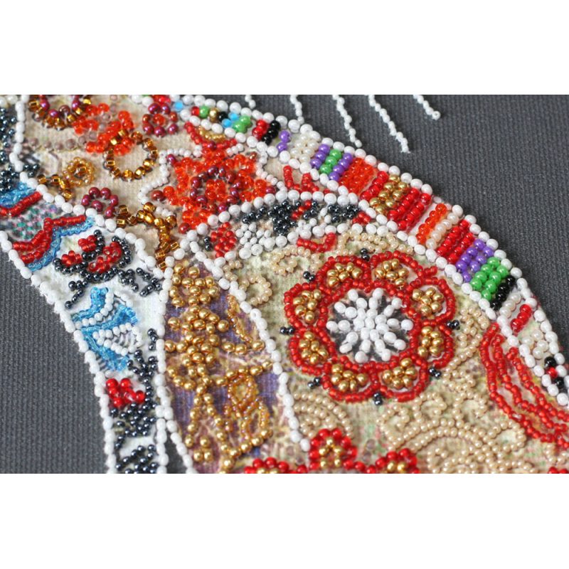 Main Bead Embroidery Kit Cat and moth