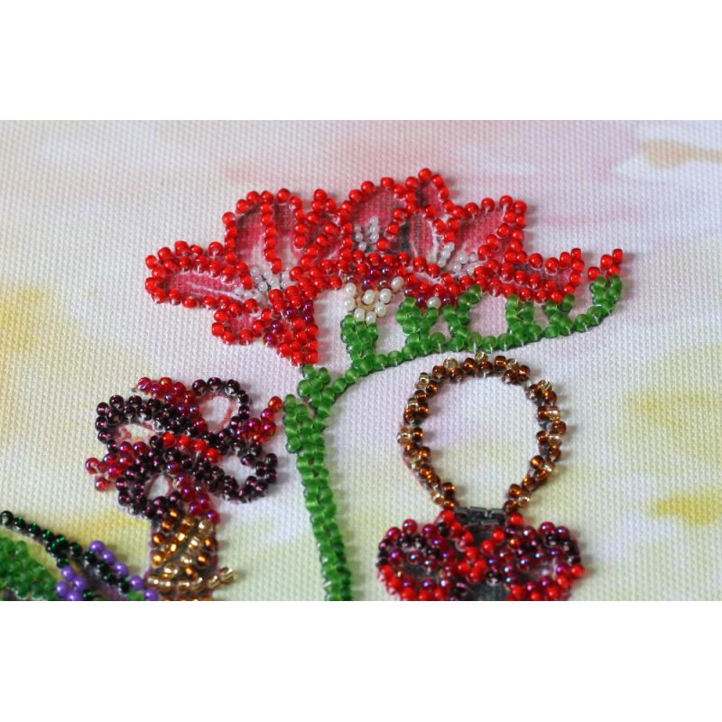 Main Bead Embroidery Kit Floral trail