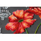 Main Bead Embroidery Kit Velvet poppies