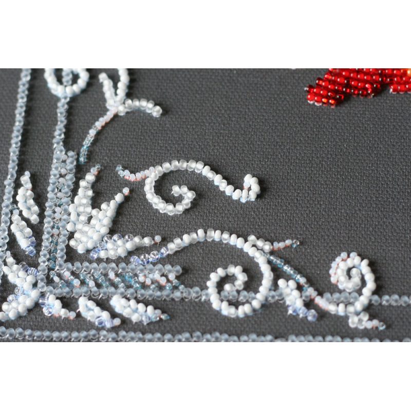 Main Bead Embroidery Kit Velvet poppies