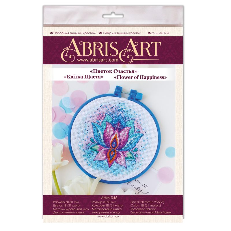 Cross-stitch kits Flower of Happiness