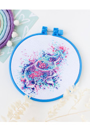 Cross-stitch kits Watercolor elephant
